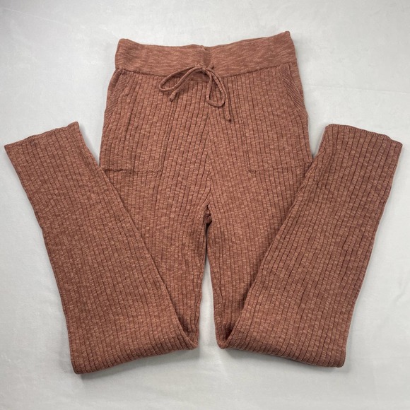 Lush Pants - Lush Women's Ribbed Lounge Pants Size Small